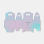 シルバーカドゥセウス医療シンボルマザーパール フェイバーボックス (折り畳みなし)