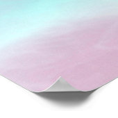 シルバーカドゥセウス医療シンボルマザーパール ポスター (角)