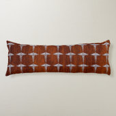 シルバーカドゥーセスメディカルシンボルマホガニーデコール ボディピロー (正面)