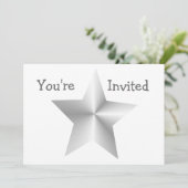 シルバーカラースターエニー大事な行事 招待状 (スタンド正面)