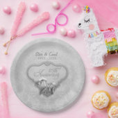 シルバーカラ25周年記念紙プレート ペーパープレート (パーティー)