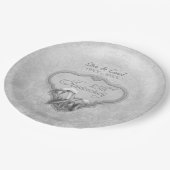 シルバーカラ25周年記念紙プレート ペーパープレート (アングル)