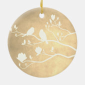 シルバーカンデラブラ(金ゴールド) – セラミックオーナメント (裏面)