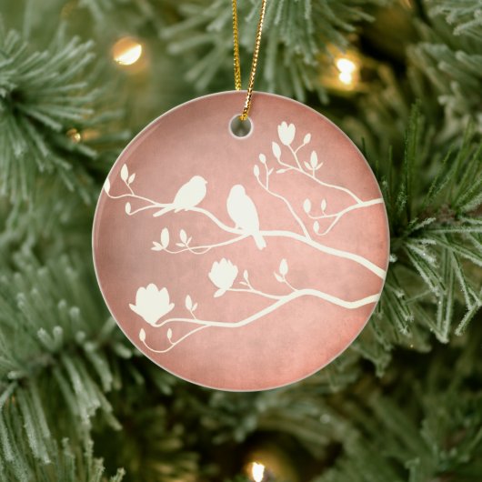 シルバーカンデラブラ（銅） – セラミックオーナメント (ツリー)