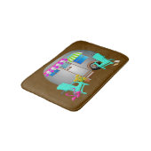 シルバーカンパートロピカルテーマのキャンプ バスマット (アングル)