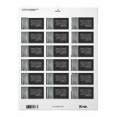 シルバーカーテン ラベル (フルシート)