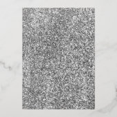 シルバーガウン、素晴らしい50th誕生日パーティー 箔招待状 (裏面)