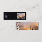 シルバーガーゴイル、テンプレート スキニー名刺 (正面/裏面)