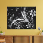 シルバーガーデン キャンバスプリント (インサイチュ (リビング))