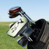 シルバーキツネオングリーン ゴルフヘッドカバー (インサイチュ)