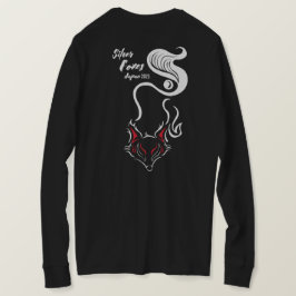シルバーキツネズ女性のLS Tシャツ