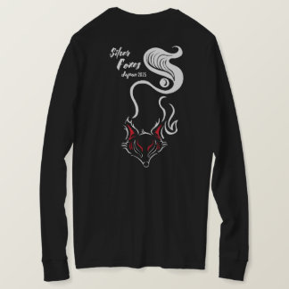 シルバーキツネズ女性のLS Tシャツ