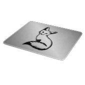 シルバーキツネ カッティングボード (角)