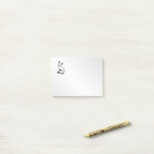 シルバーキツネ ポストイット (デスク上)