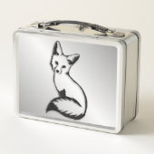 シルバーキツネ メタルランチボックス (裏面)