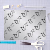 シルバーキツネ 薄葉紙 (クラフト)