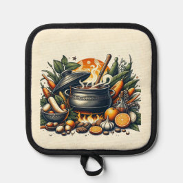 シルバーキルティング熱保護オーブンミット 鍋敷き