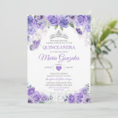 シルバーキンセアニラパープルクラウンメキシカンバタフライ 招待状 (スタンド正面)