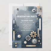 シルバーギアエンジニアリング卒業写真 招待状 (正面)