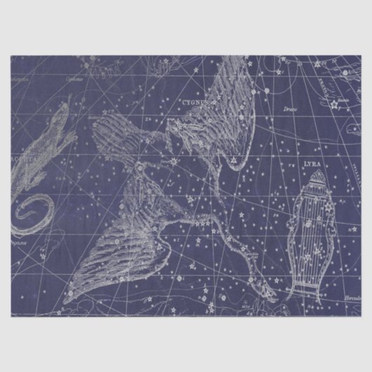 シルバーギャラクシー星図シリーズ デザイン5 薄葉紙 (正面)