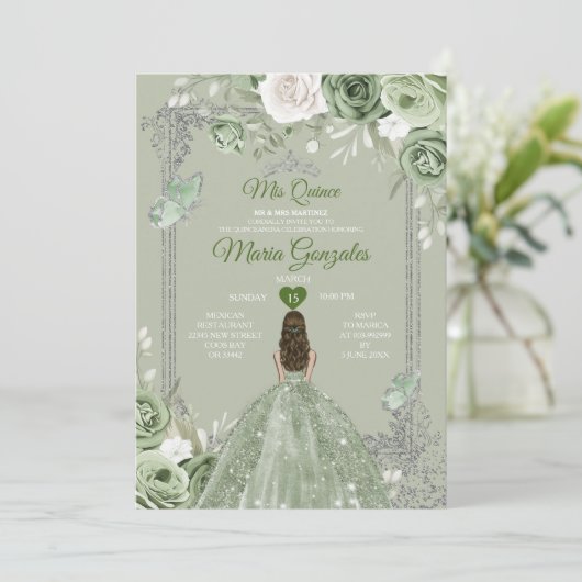 シルバークラウンセージグリーンフローラミクインズ15アノス 招待状 (スタンド正面)