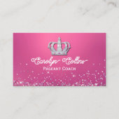 シルバークラウンページャントコーチビジネスカード 名刺 (正面)