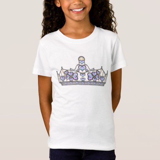 シルバークラウン・オブ・ハート Tシャツ (正面)