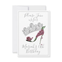 シルバークラウン、フローラフェアリーハイヒールシュー