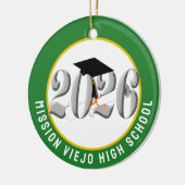 シルバークラス2026写真卒業 セラミックオーナメント (左)