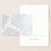 シルバークラフトフォイルクリスマスホリデーグリーティングカード 箔カード (ディスプレー)