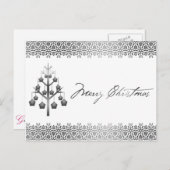 シルバークリコンテンポラリースマス シーズンポストカード (正面/裏面)