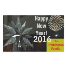 シルバークリスタルスターハッピーニューイヤー