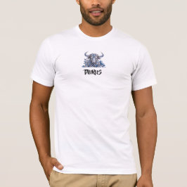 シルバークリスタル牡牛座の星座 Tシャツ
