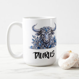 シルバークリスタル牡牛座 コーヒーマグカップ