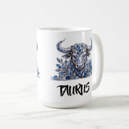 シルバークリスタル牡牛座 コーヒーマグカップ