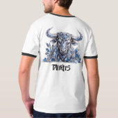 シルバークリスタル牡牛座 Tシャツ (裏面)