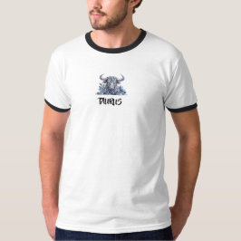 シルバークリスタル牡牛座 Tシャツ