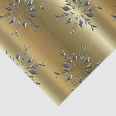 シルバークリスマススターズオン金ゴールド 薄葉紙 (詳細)