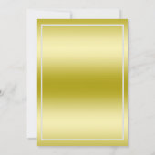 シルバークリスマスツリークリスマスパーティー 招待状 (裏面)