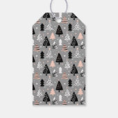 シルバークリスマスツリーパターン ギフトタグ (裏面)