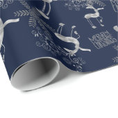 シルバークリスマストインデナー ラッピングペーパー (ロールコーナー)