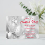 シルバークリスマスボールカンパニークリスマスパーティー 招待状 (スタンド正面)