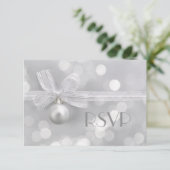 シルバークリスマスRSVP 出欠カード (スタンド正面)