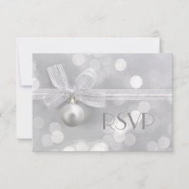 シルバークリスマスRSVP 出欠カード