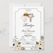 シルバークロスミバウティゾフローラインビタシオン 招待状 (正面)