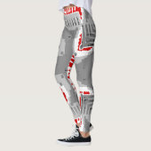 シルバークロス レギンス (左)