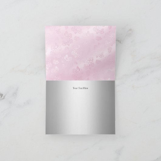 シルバークロス&レースボーバプティスバプティススサンキューカード サンキューカード (内部)