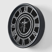 シルバークロス 壁時計 (傾斜)