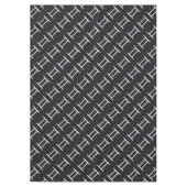 シルバークロムライクジェミニ〔占星術の〕十二宮図標識 テーブルクロス (正面)