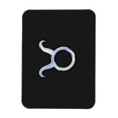 シルバークロムライクトーラス〔占星術の〕十二宮図標識 マグネット (縦)